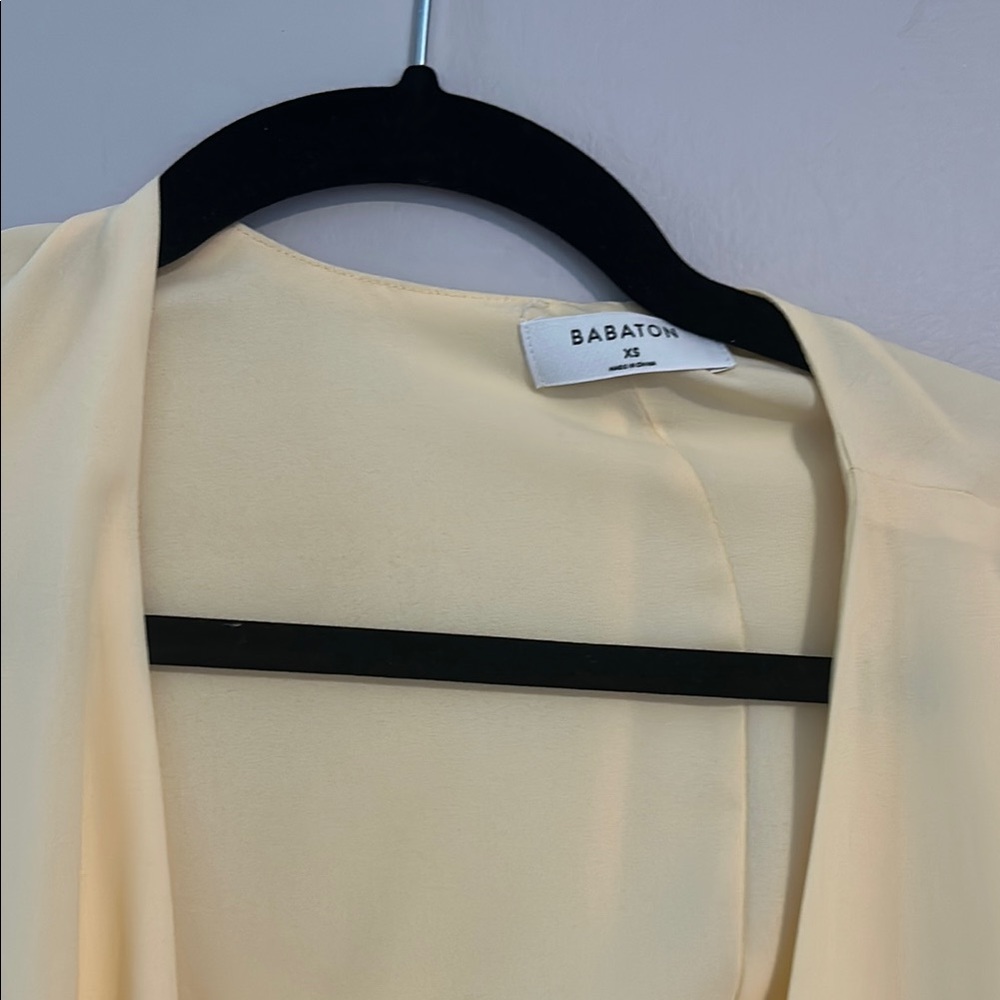 Babaton Yellow Mini Dress - Picture 2 of 4